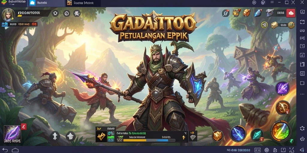 Gameplay GADAITOTO dengan grafis ARPG yang memikat.