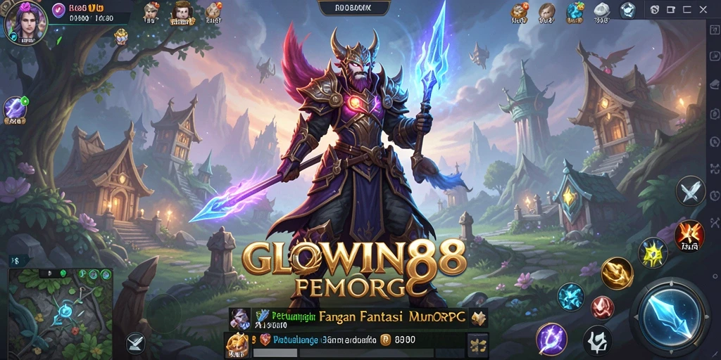 Gameplay seru di dunia fantastis GLOWIN88.