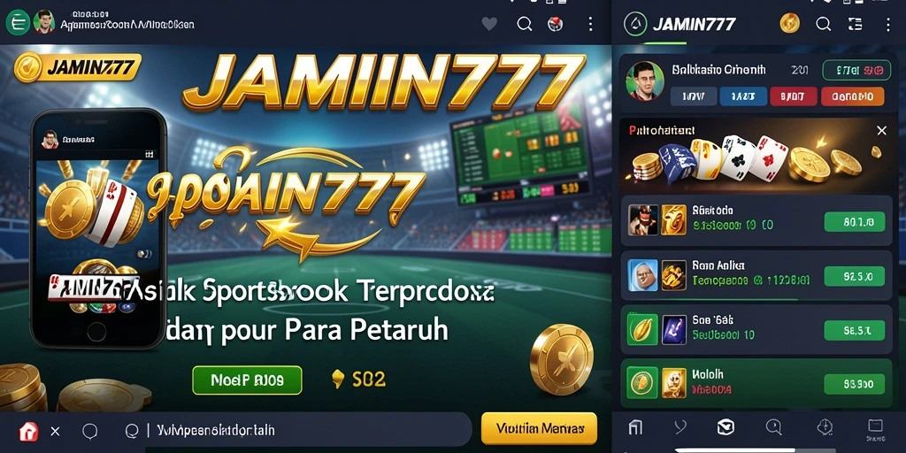 Tampilan antarmuka JAMIN777 saat bermain taruhan olahraga.