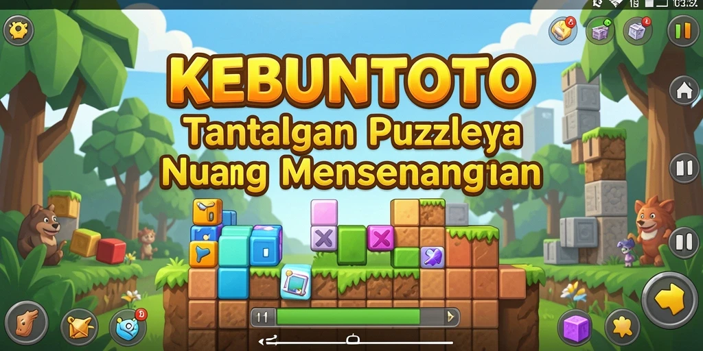 Tampilan gameplay menarik di KEBUNTOTO dengan berbagai tantangan puzzle.