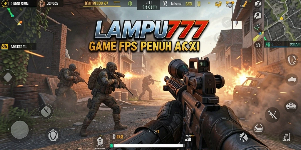 Tangkapan layar permainan LAMPU777 menunjukkan aksi tembak-menembak yang mendebarkan.