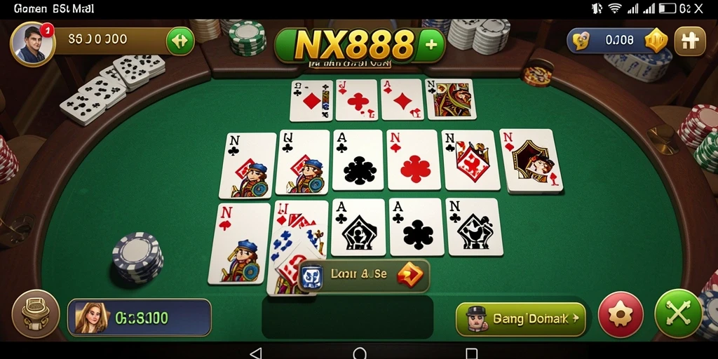 Gameplay Domino seru dan menarik di NX888.