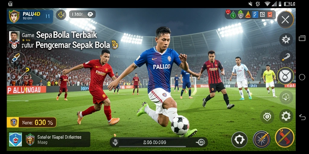 Tampilan gameplay PALU4D dengan aksi mendebarkan di lapangan.