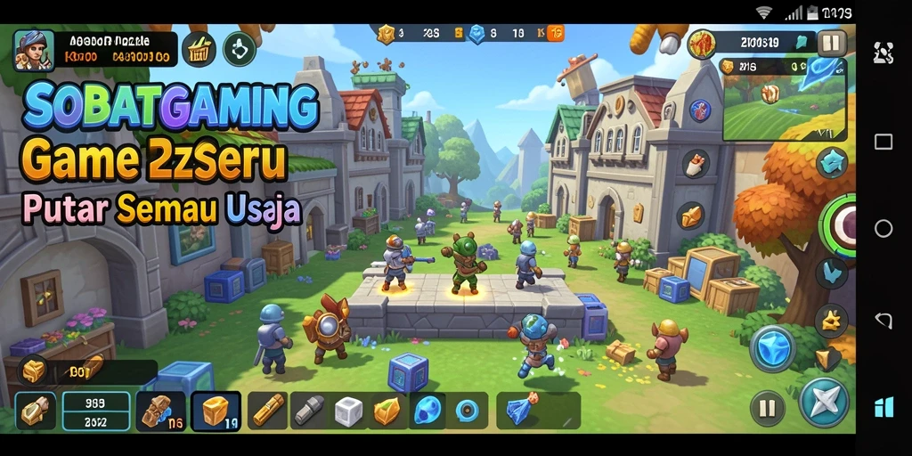 Screenshot menunjukkan gameplay seru dan menantang di SOBATGAMING.
