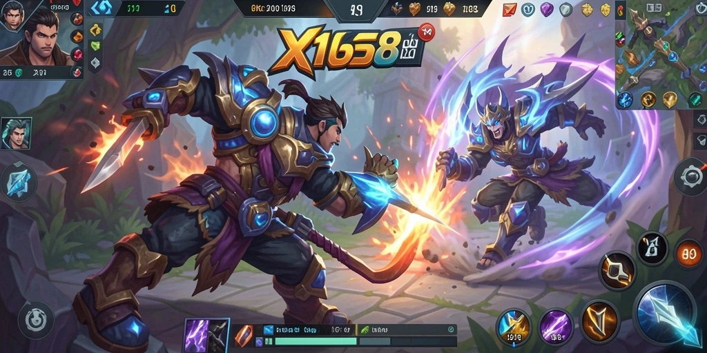 Tampilan gameplay X168 yang dinamis dan menarik.